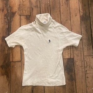 Towncraft Cream Turtleneck Top